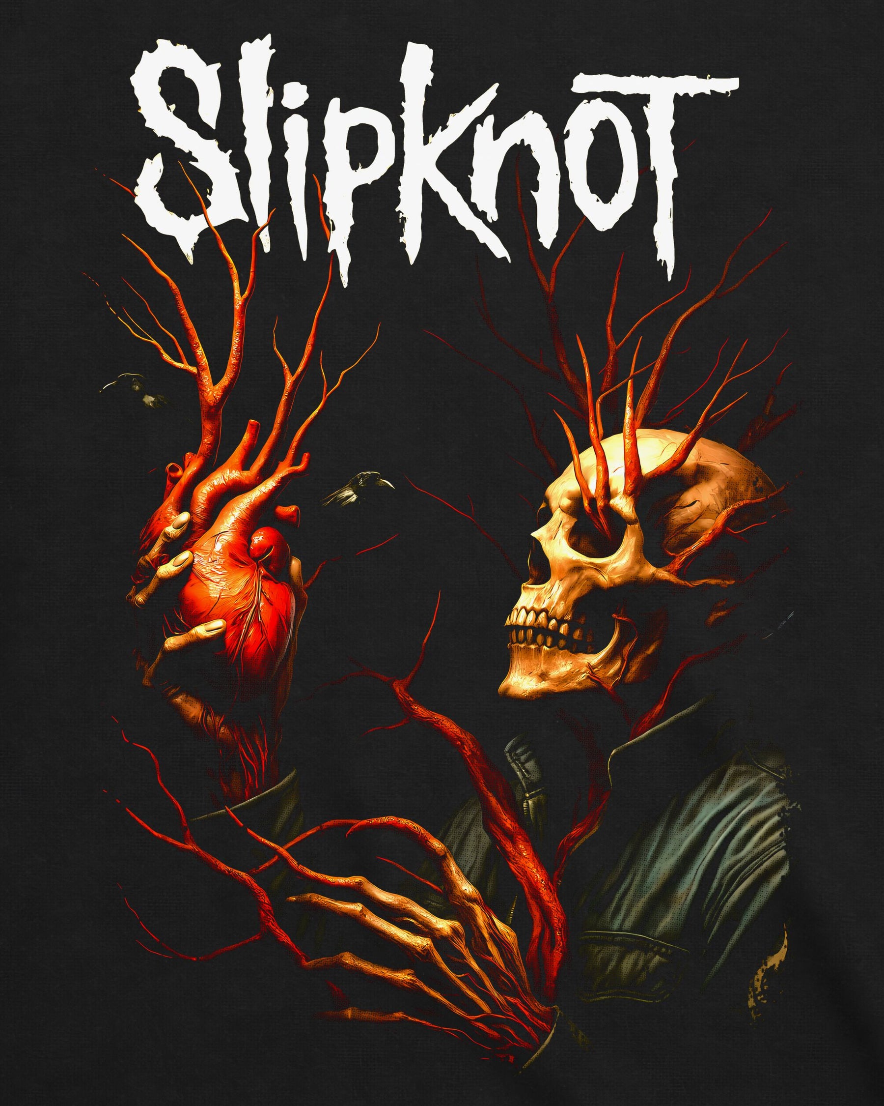 Camiseta Slipknot – Skull & Heart Tree