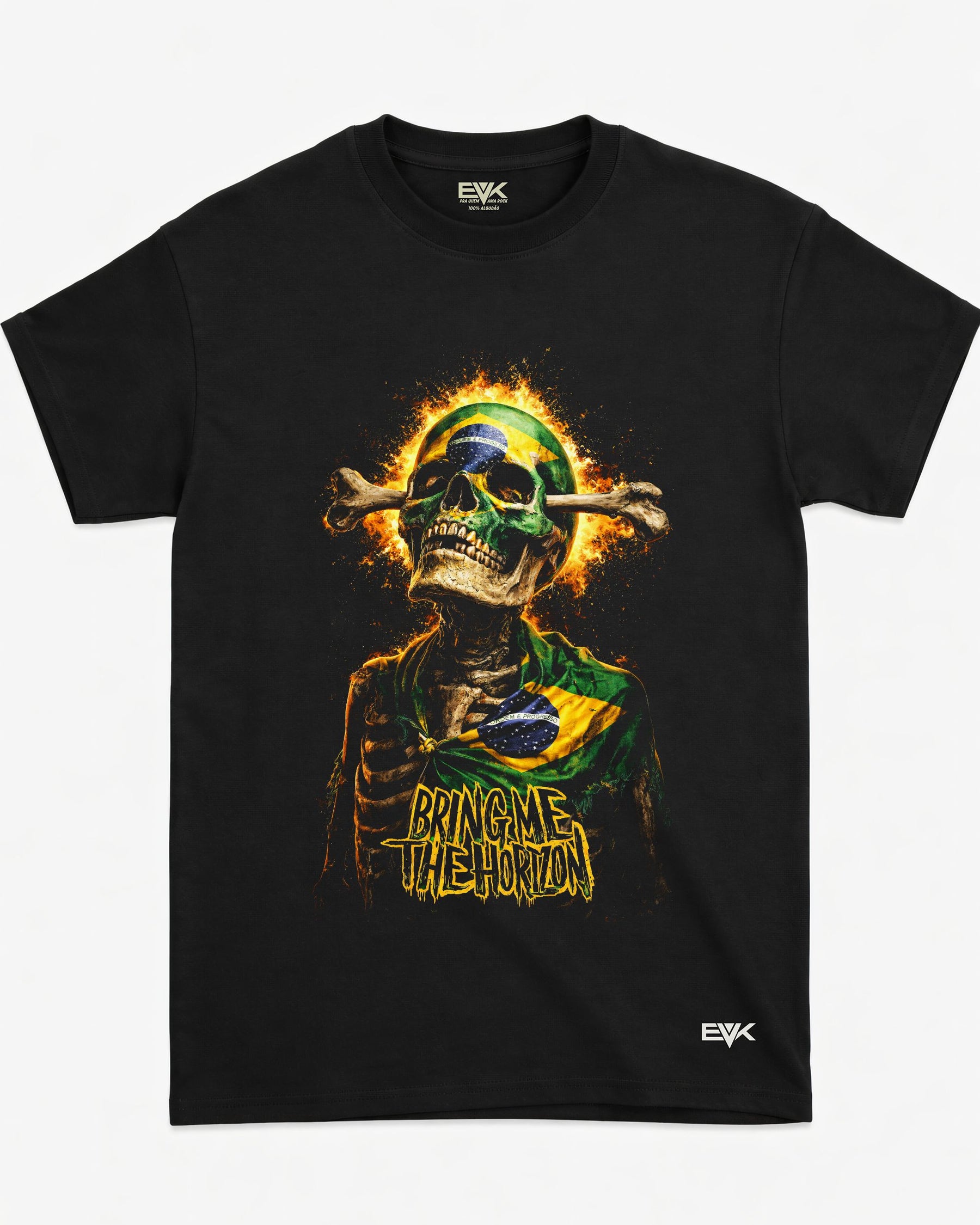 Camiseta Bring Me the Horizon – Skull Brazil