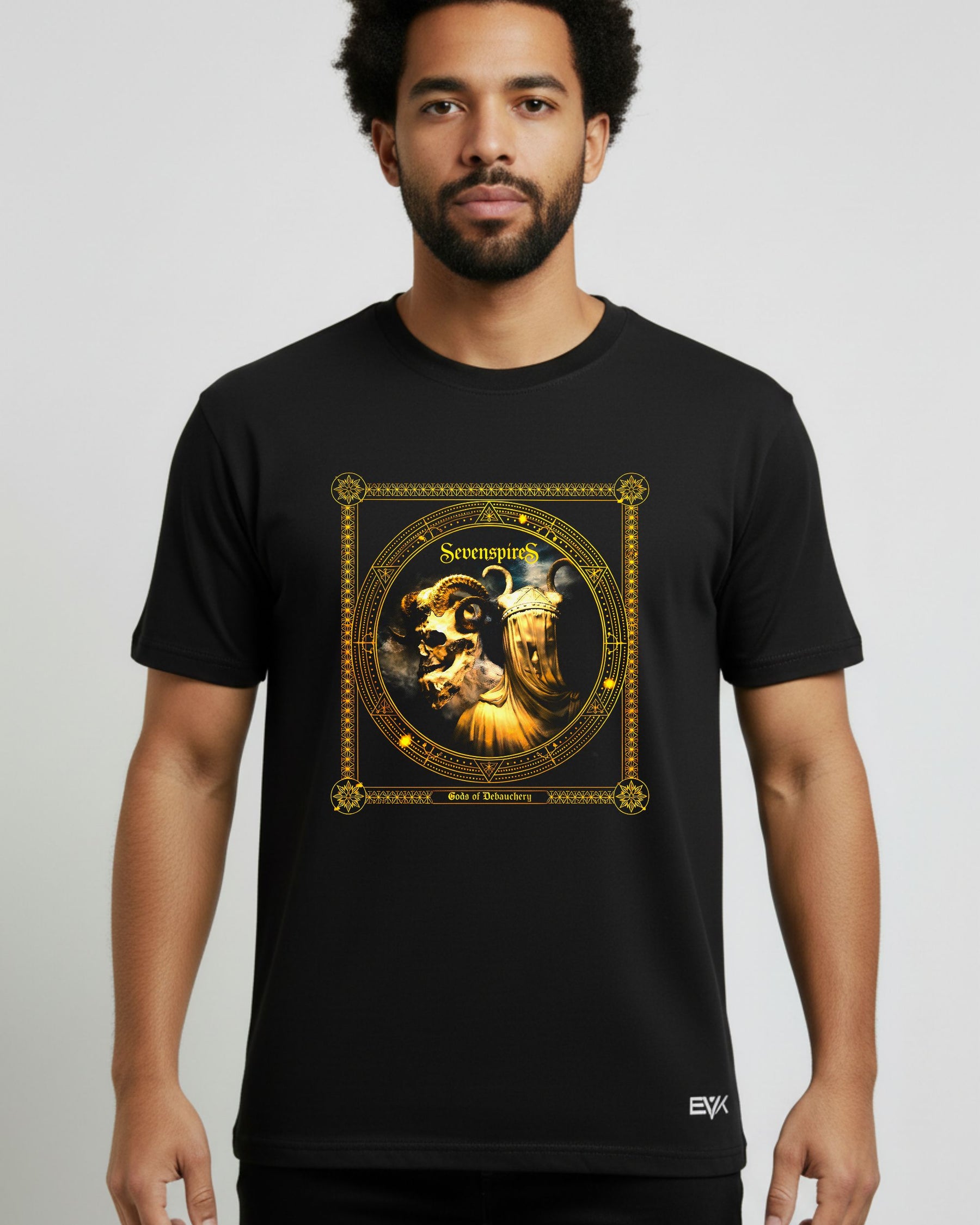 Camiseta Seven Spires – Gods of Debauchery