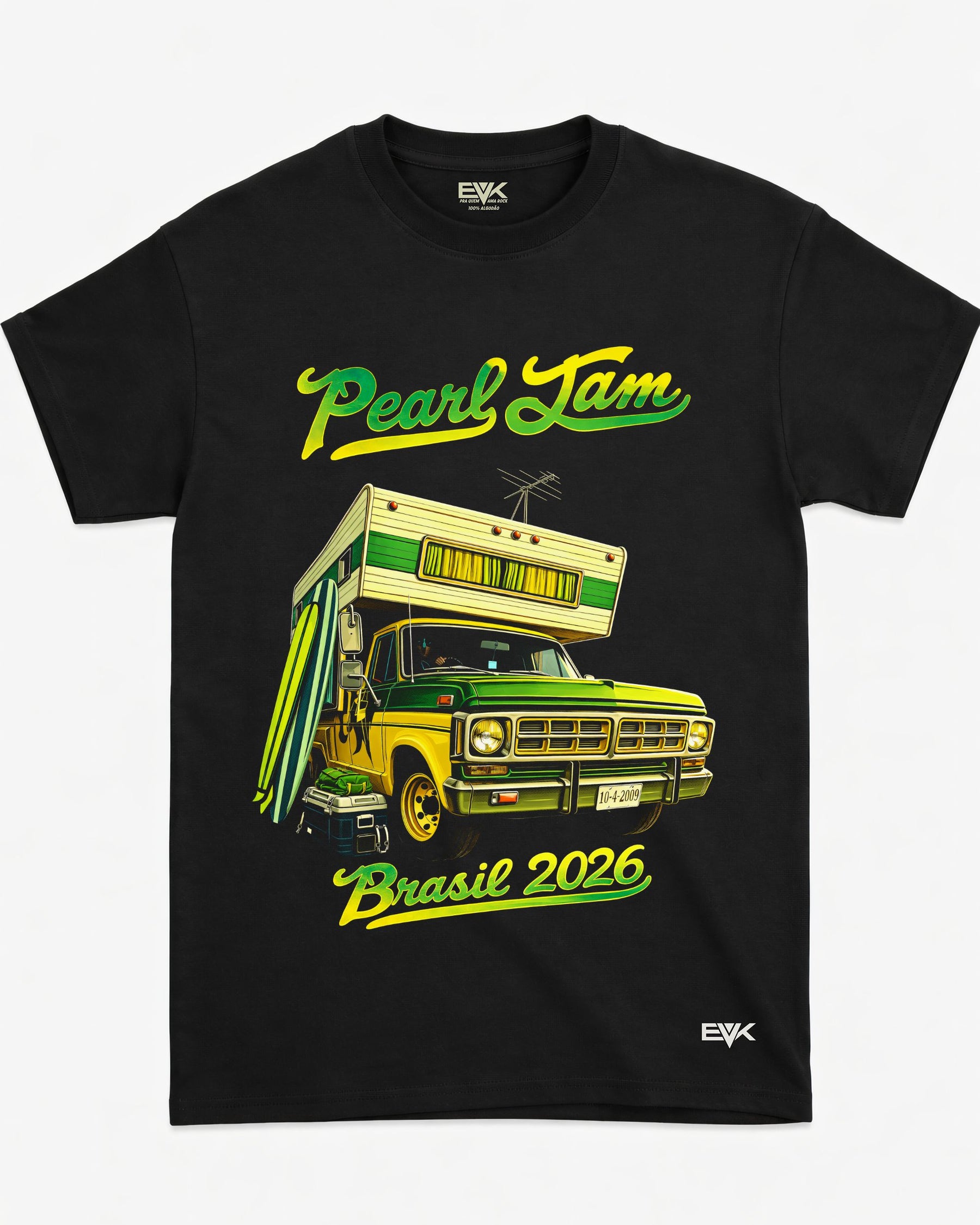 Camiseta Pearl Jam – Brasil Tour 2026 – Van