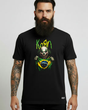 Camiseta Korn – Palhaço Brasileiro