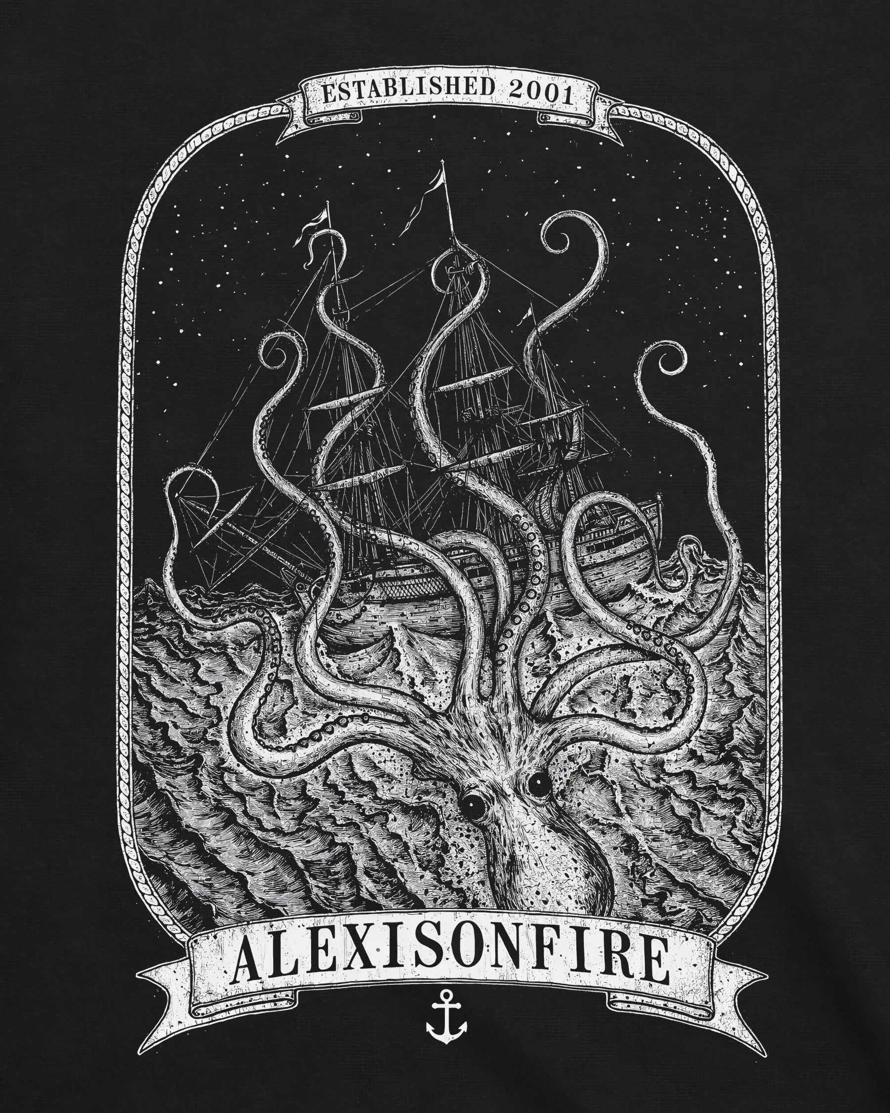 Camiseta Alexisonfire – Kraken Established 2001