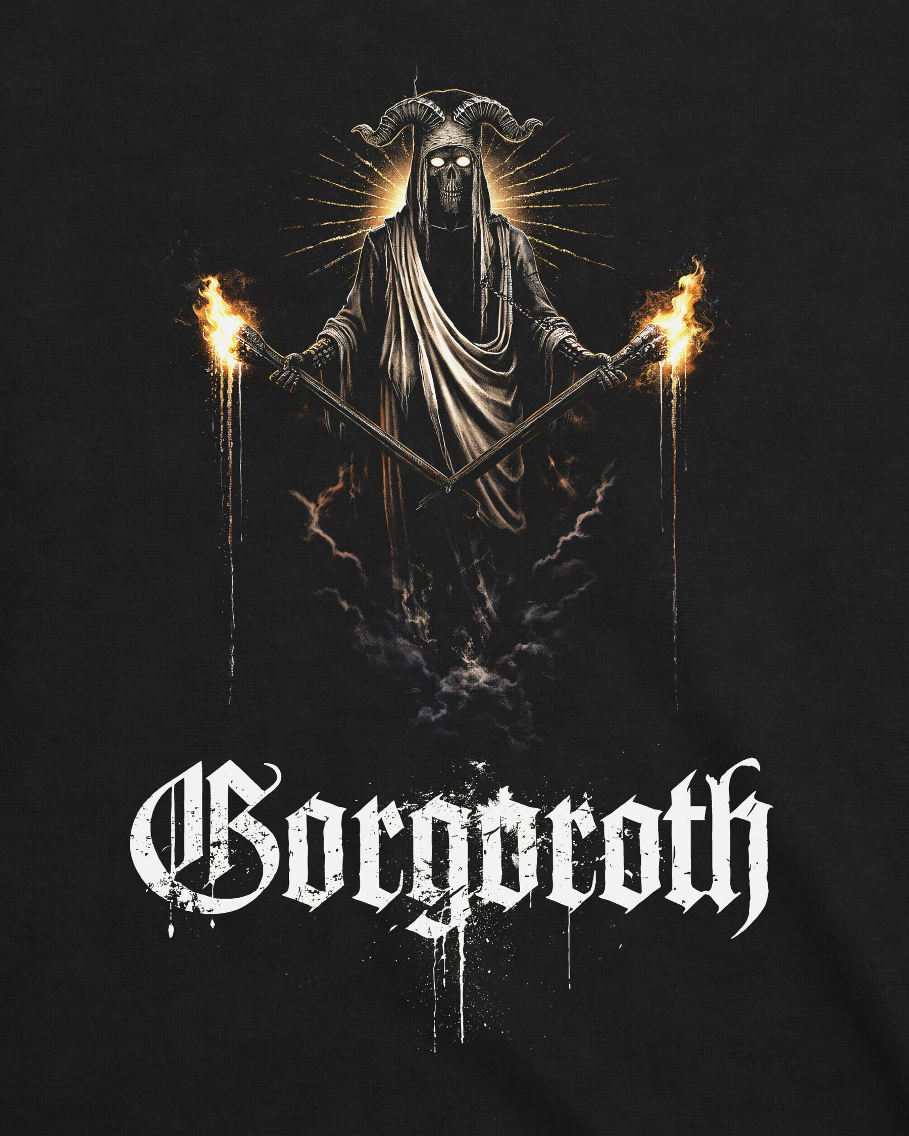Camiseta Gorgoroth – Hooded Skeleton Poster