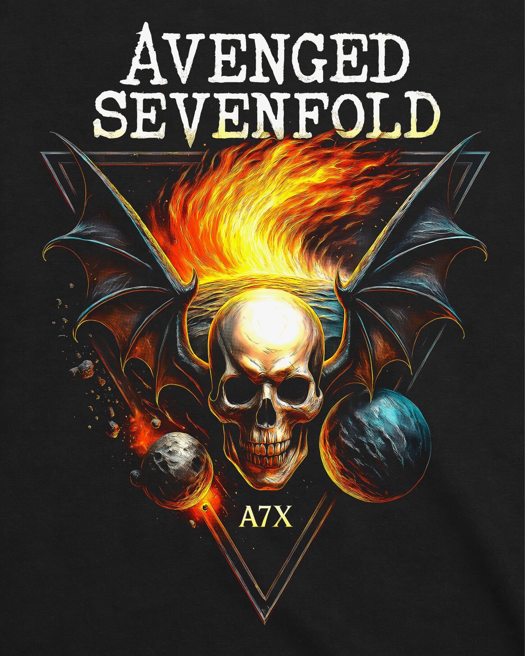 Camiseta Avenged Sevenfold – Space Deathbat