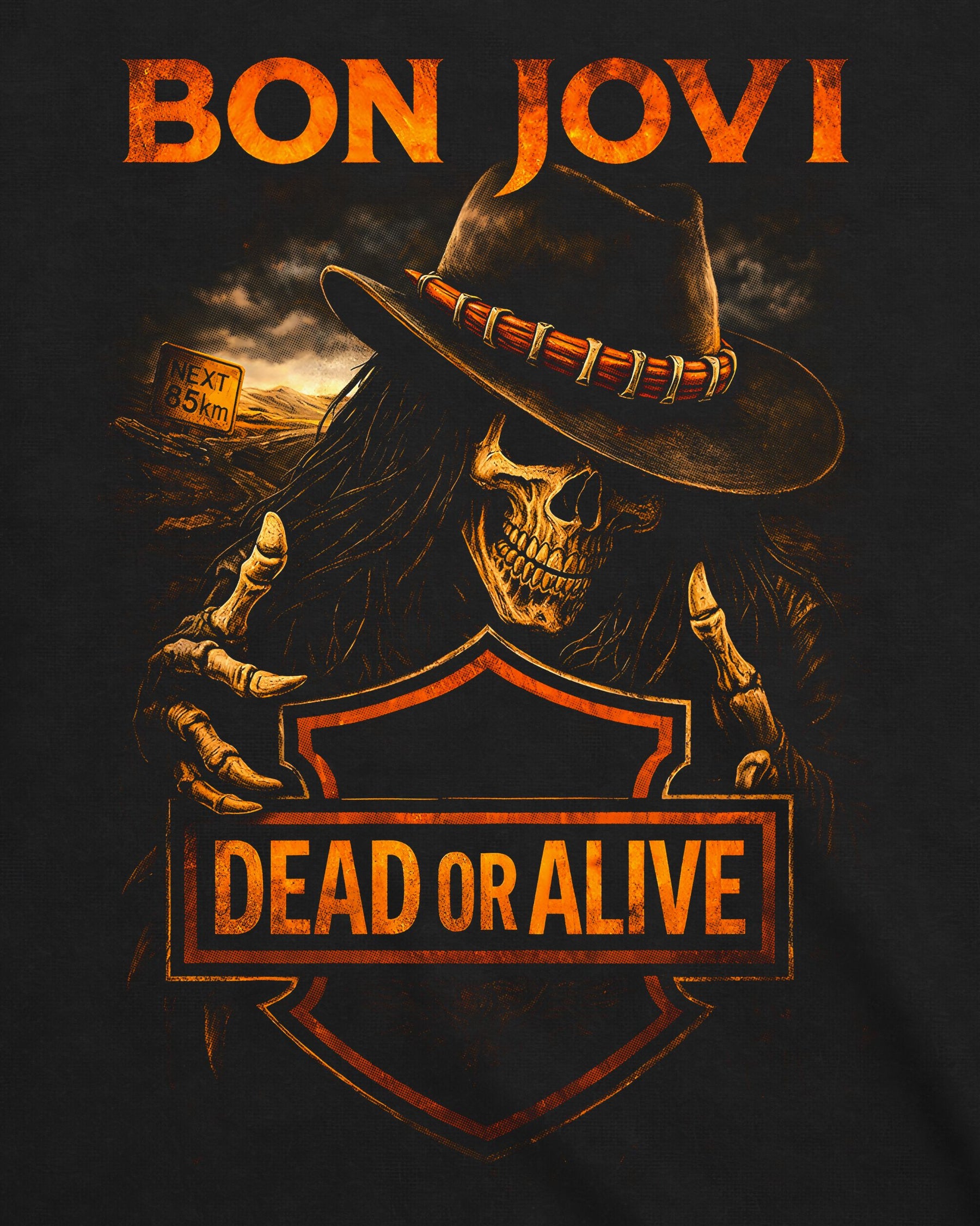 Camiseta Bon Jovi – Dead or Alive