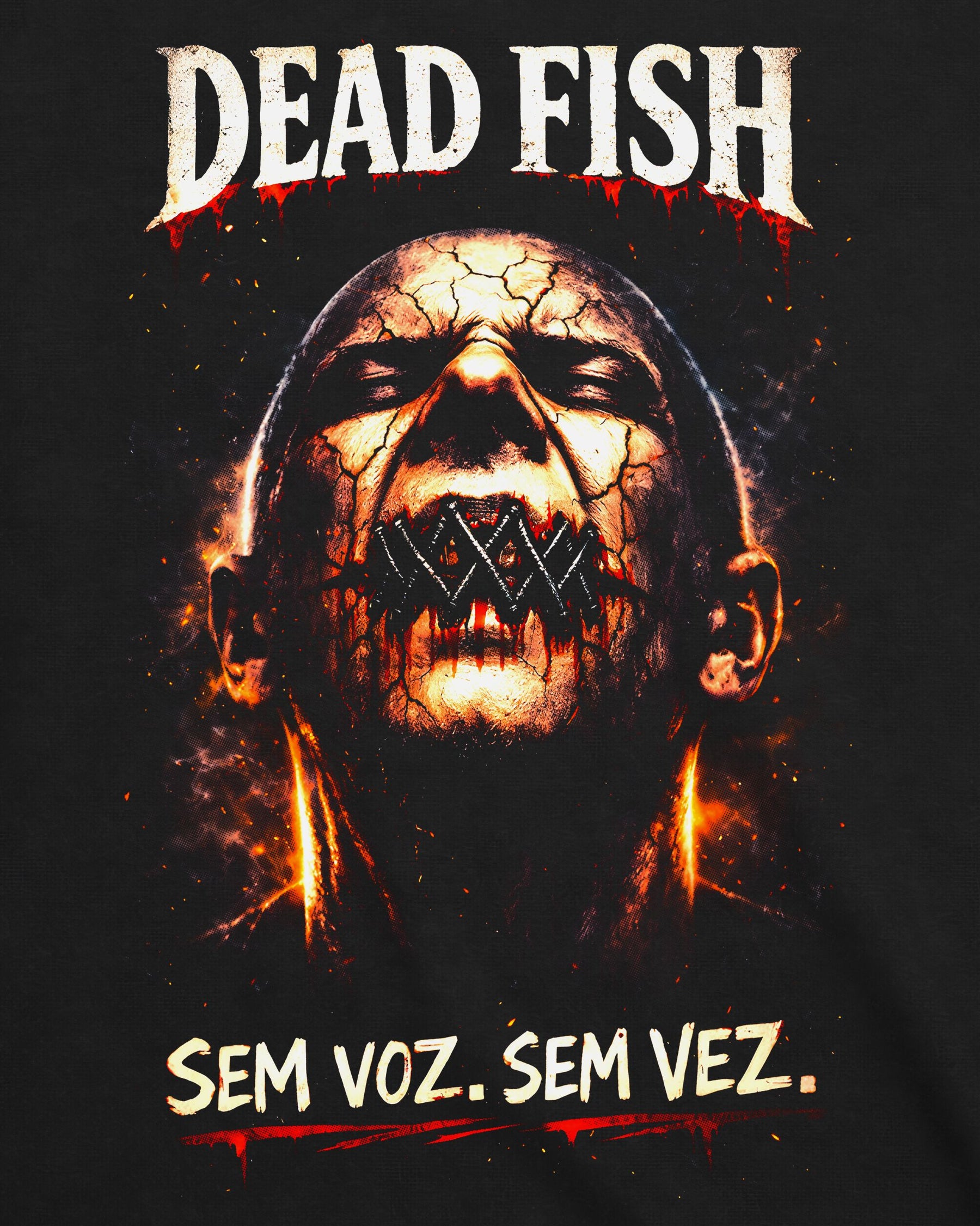 Camiseta Dead Fish – Sem Voz, Sem Vez – Afasia