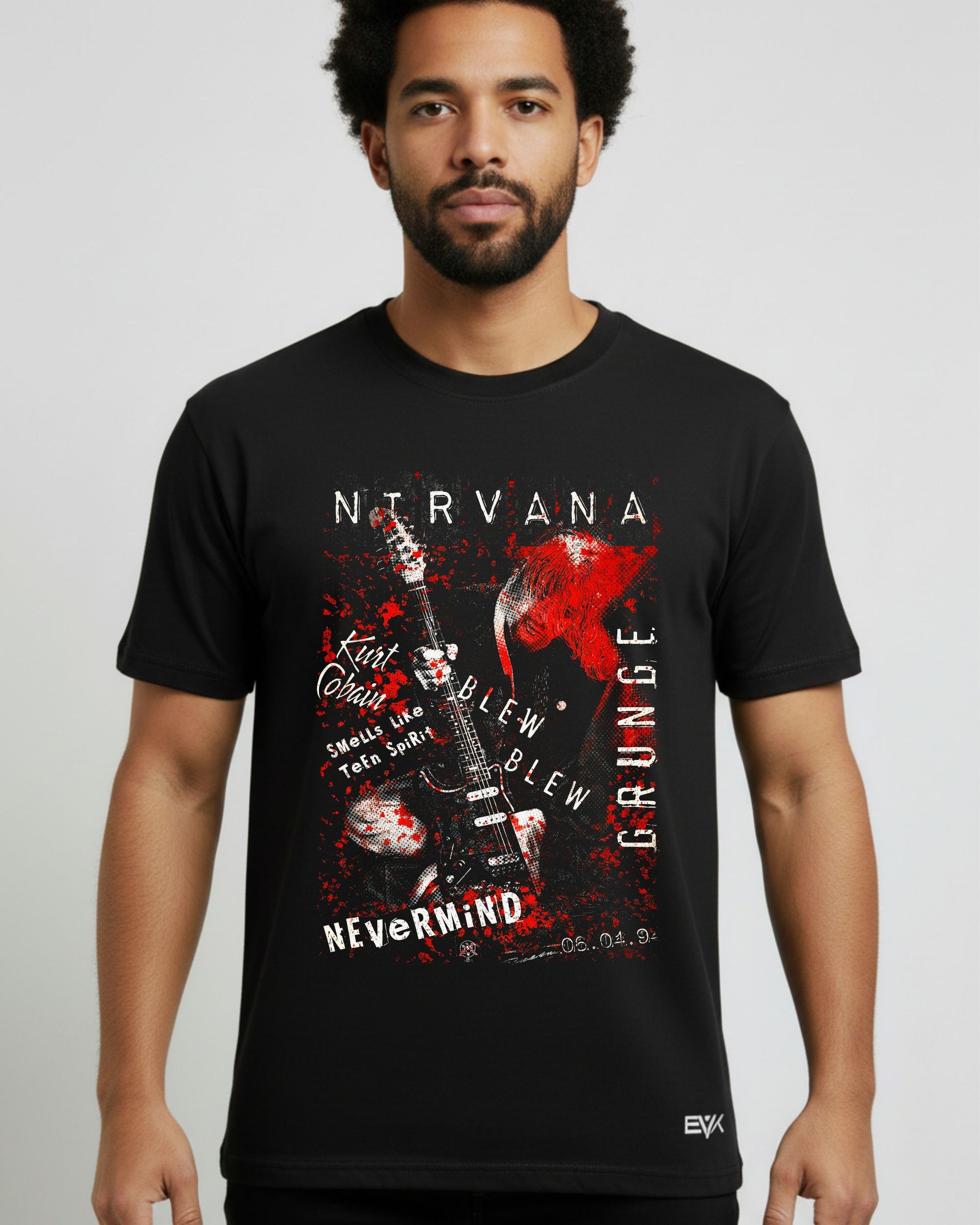 Camiseta Nirvana – Art Grunge – Nevermind
