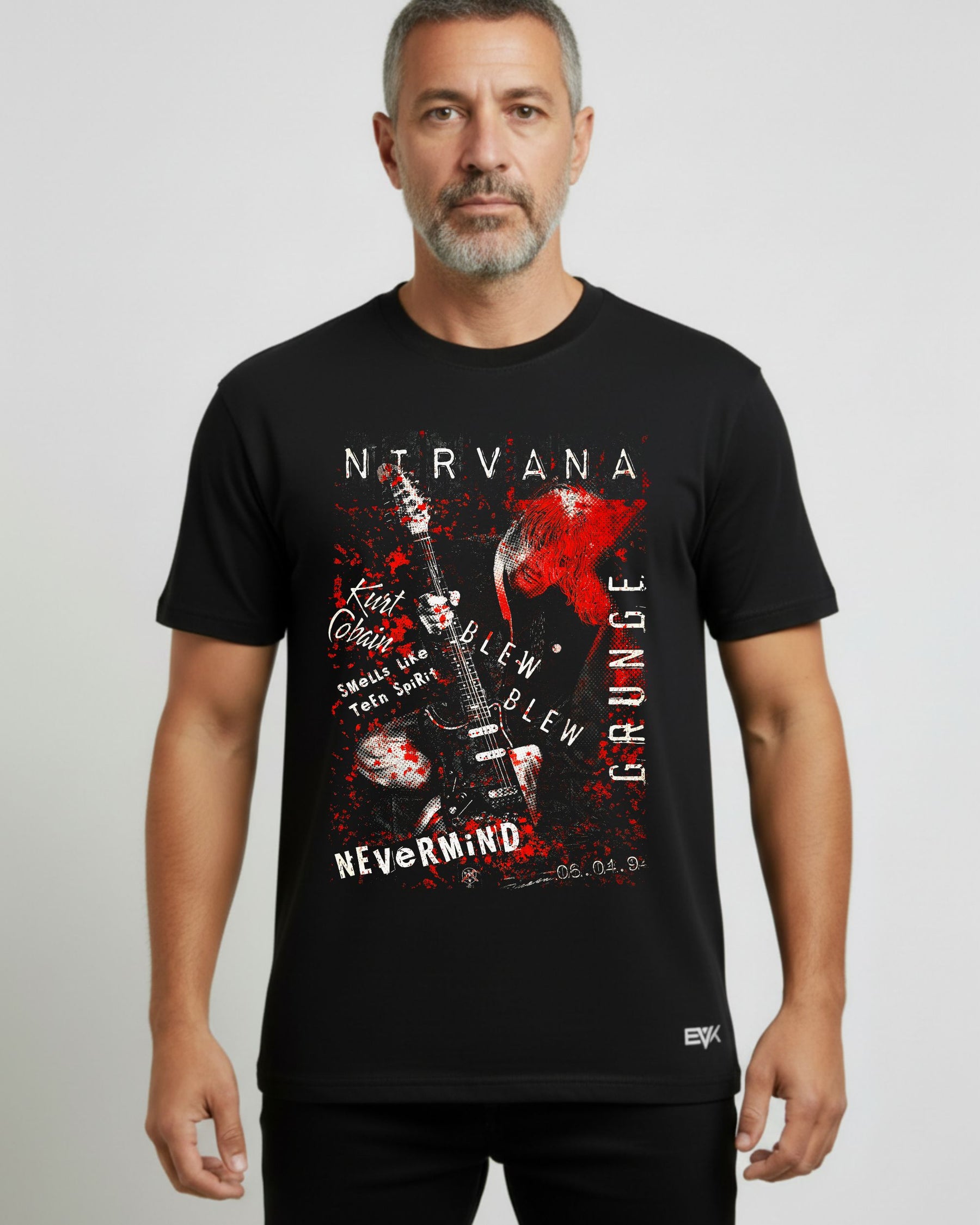 Camiseta Nirvana – Art Grunge – Nevermind