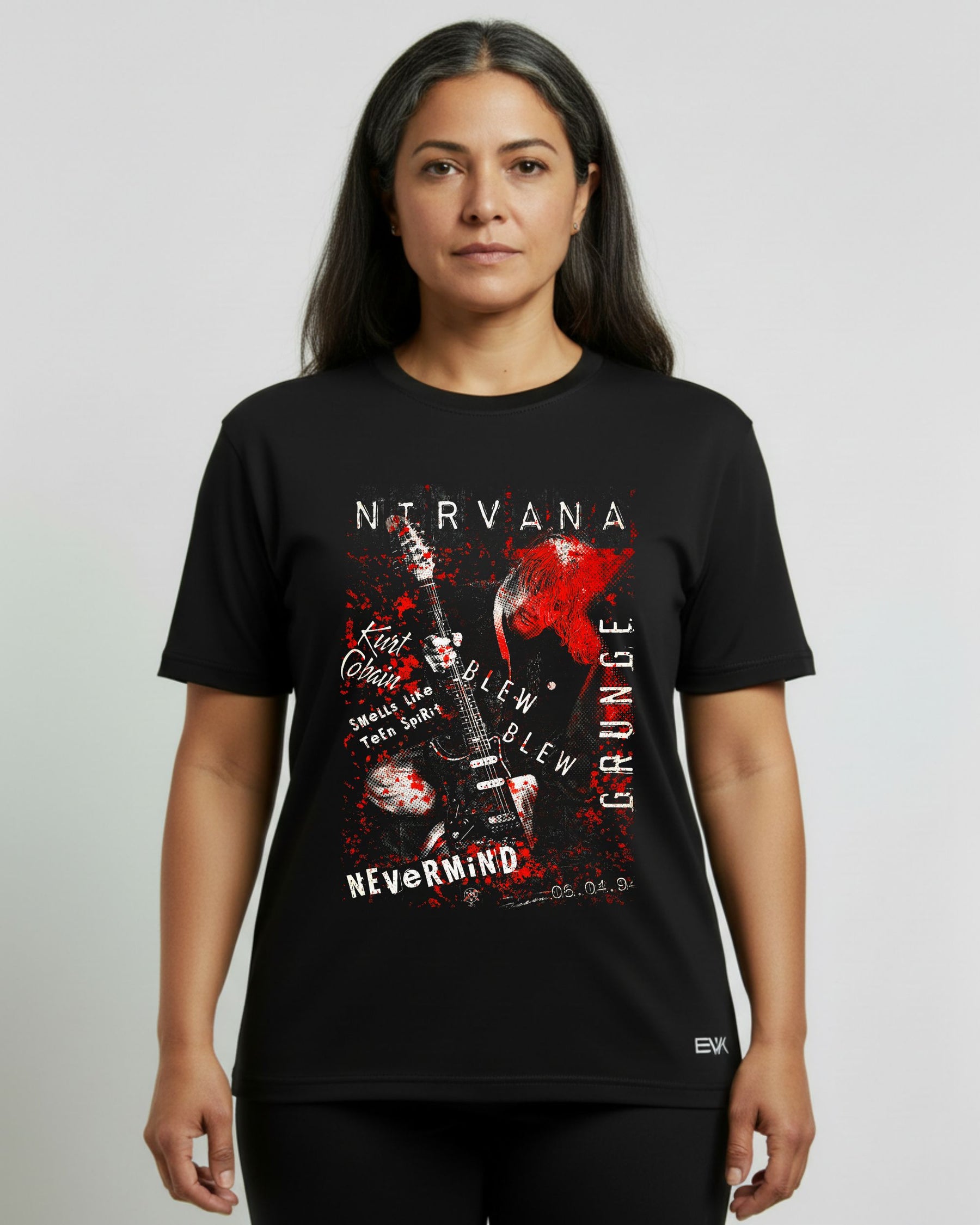 Camiseta Nirvana – Art Grunge – Nevermind