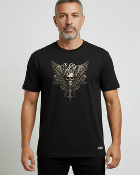 Camiseta Korn – Skull Emblem