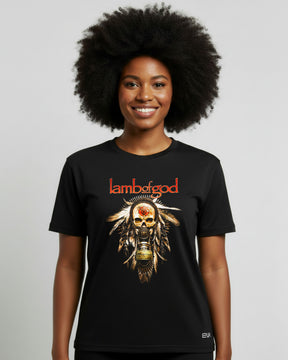 Camiseta Lamb of God - Native Skull