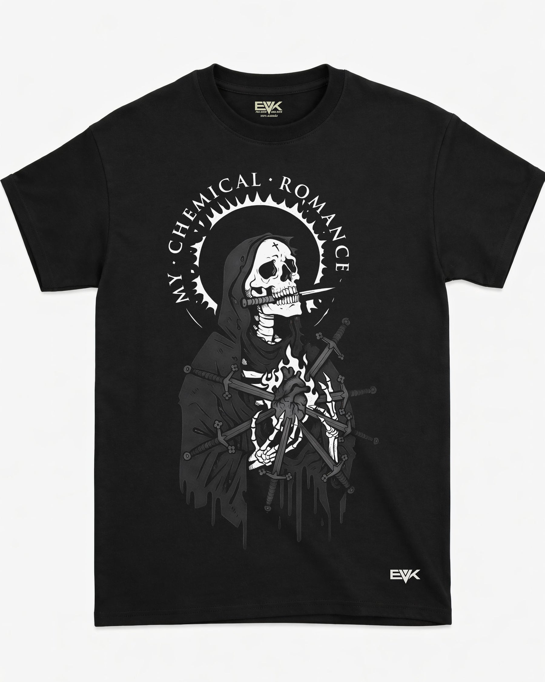 Camiseta My Chemical Romance – Skull Heart Graphic