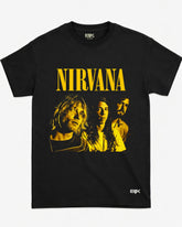 Camiseta Nirvana – Formação Kurt · Dave · Krist