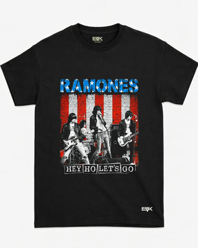 Camiseta Ramones – Hey Ho Let’s Go American Flag
