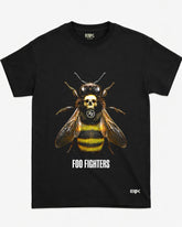 Camiseta Foo Fighters – Bumblebee Skull Poster