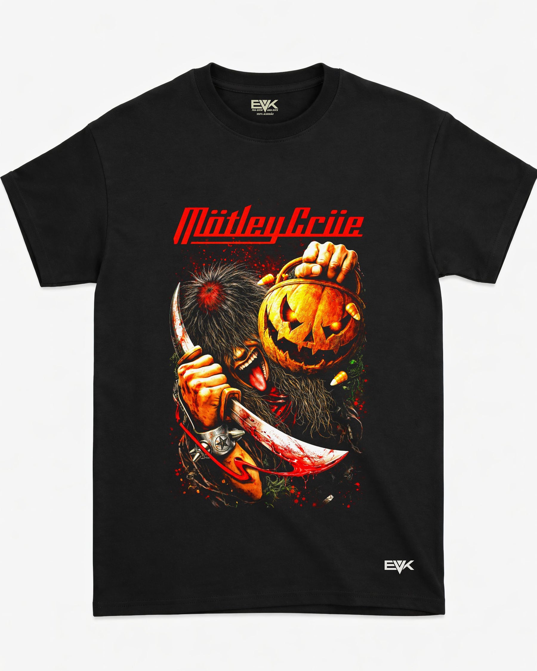 Camiseta Mötley Crüe – Pumpkin Head
