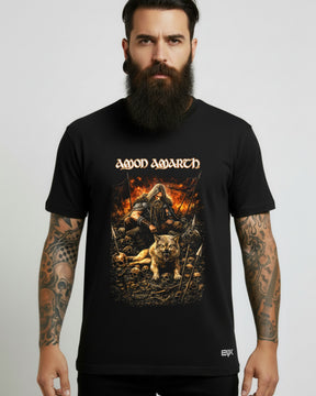 Camiseta Amon Amarth – Thor with Wolf