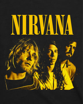 Camiseta Nirvana – Formação Kurt · Dave · Krist