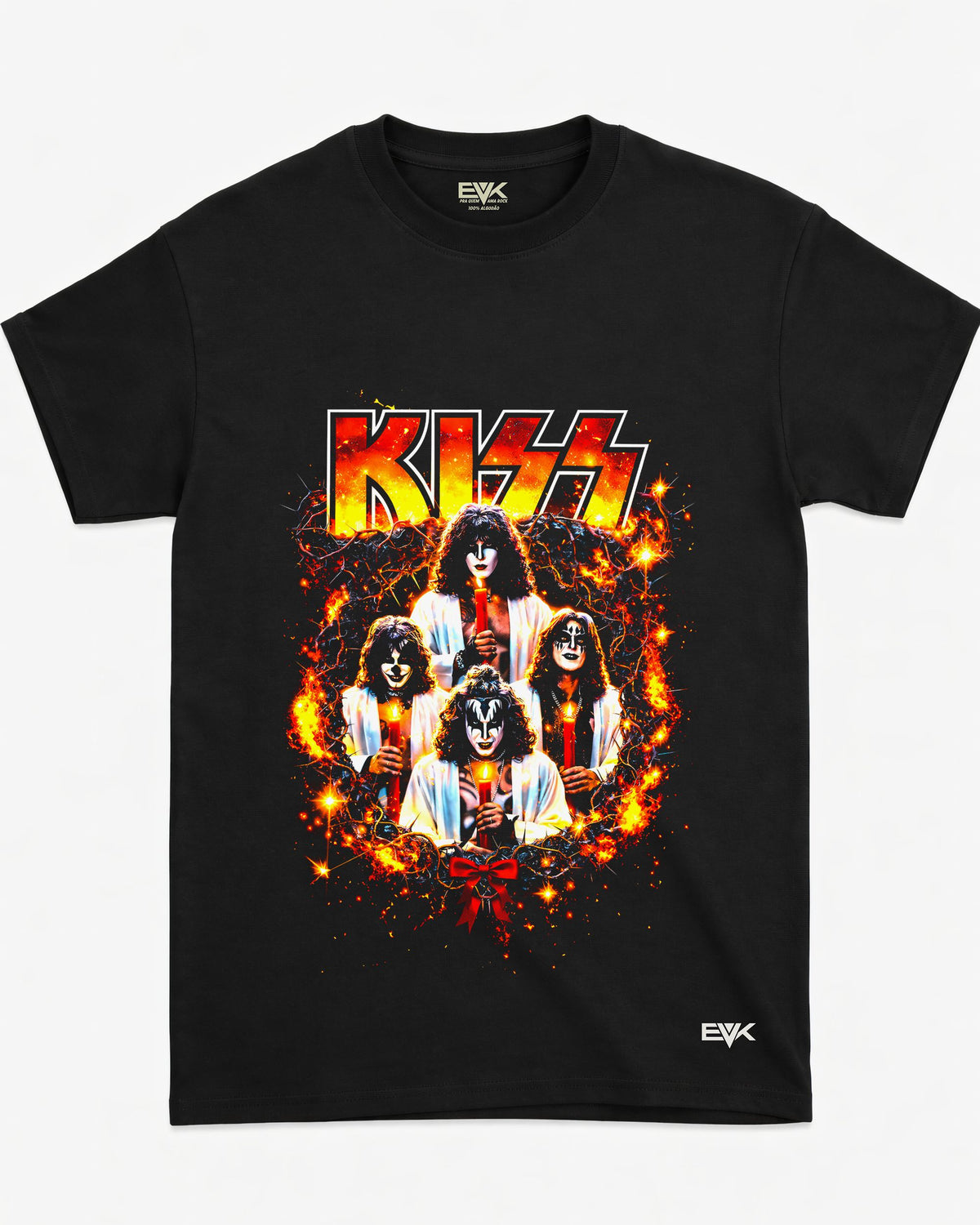 Camiseta Kiss – Kissmas Fire