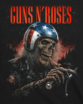 Camiseta Guns N’ Roses – American Motorcycle Skull