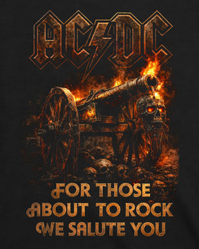 Camiseta AC/DC – For Those About to Rock (We Salute You)