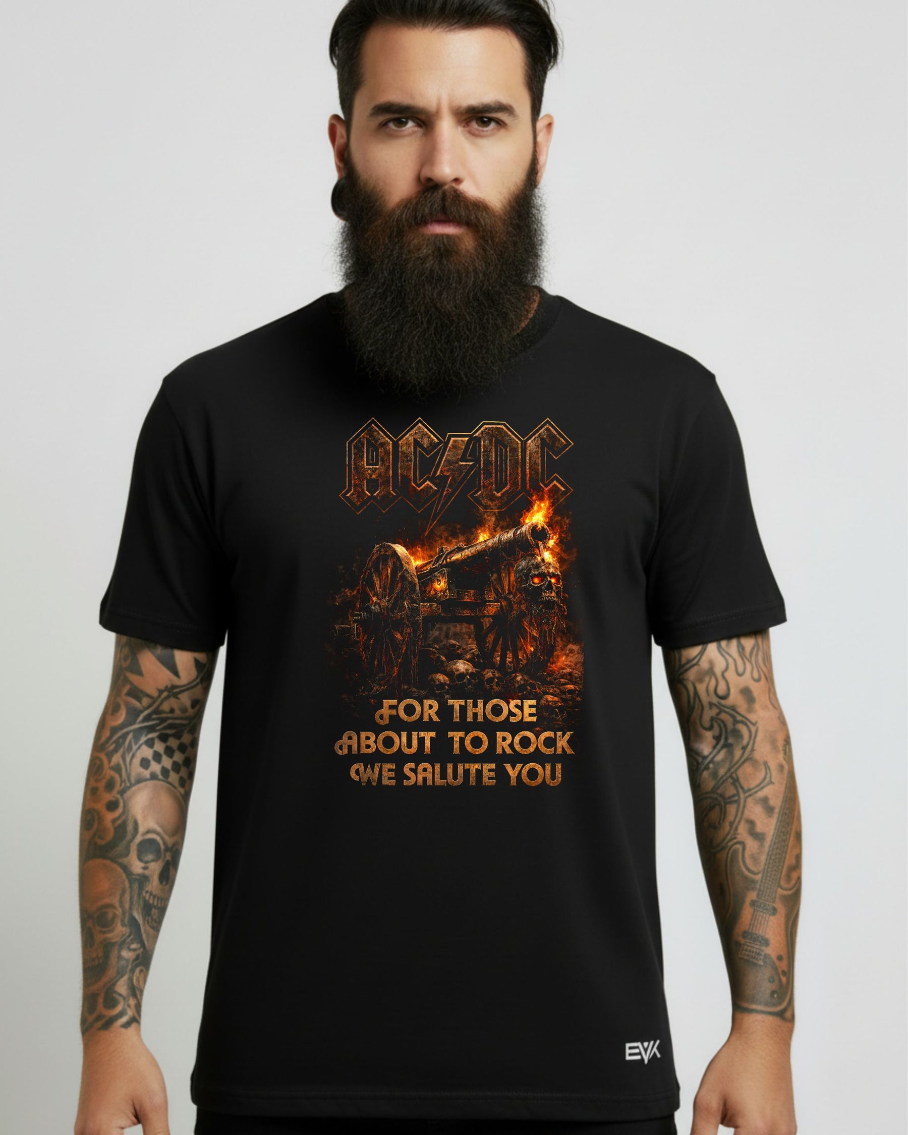 Camiseta AC/DC – For Those About to Rock (We Salute You)