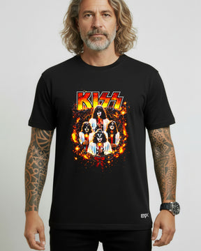 Camiseta Kiss – Kissmas Fire