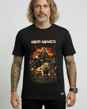 Camiseta Amon Amarth – Thor with Wolf