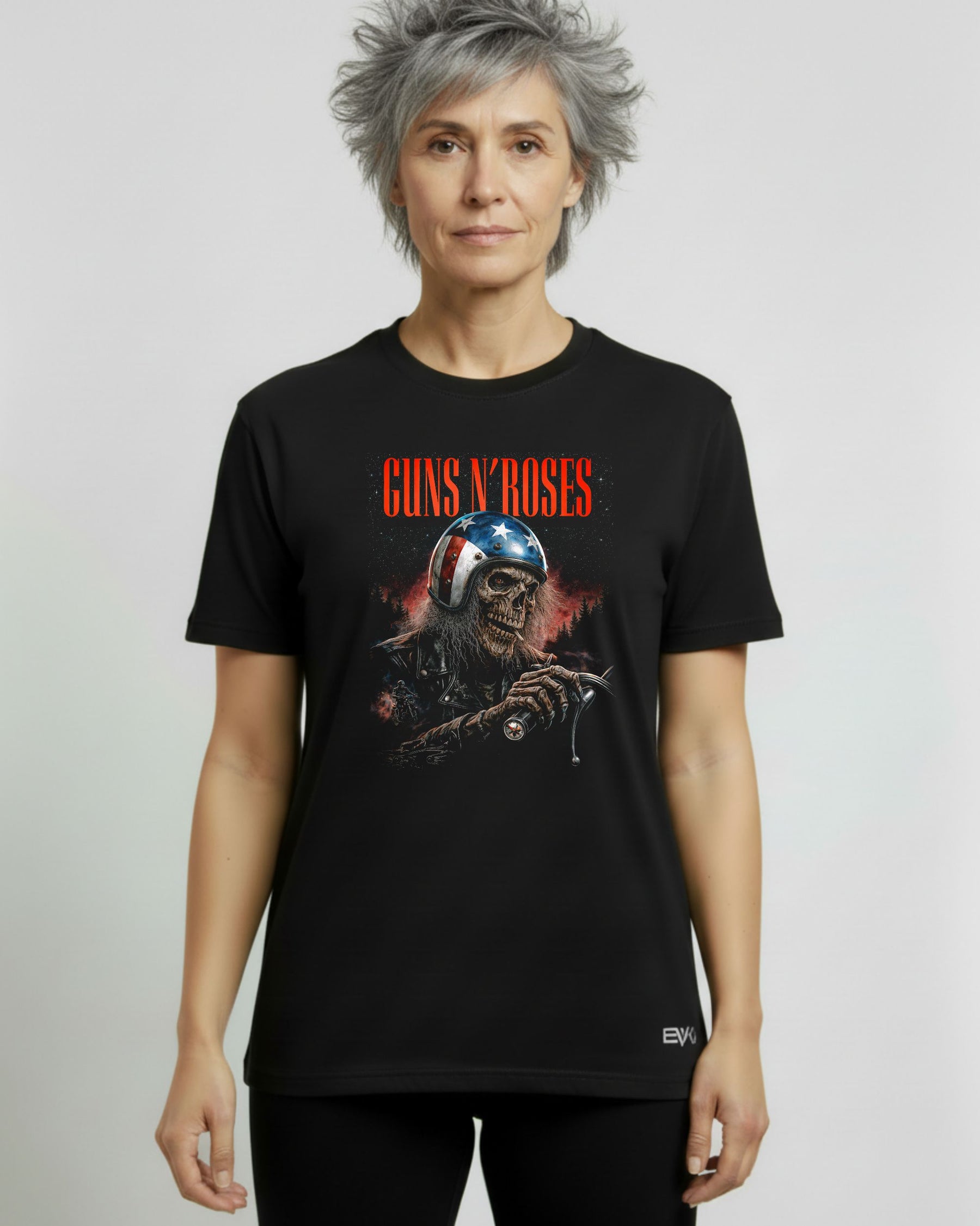 Camiseta Guns N’ Roses – American Motorcycle Skull