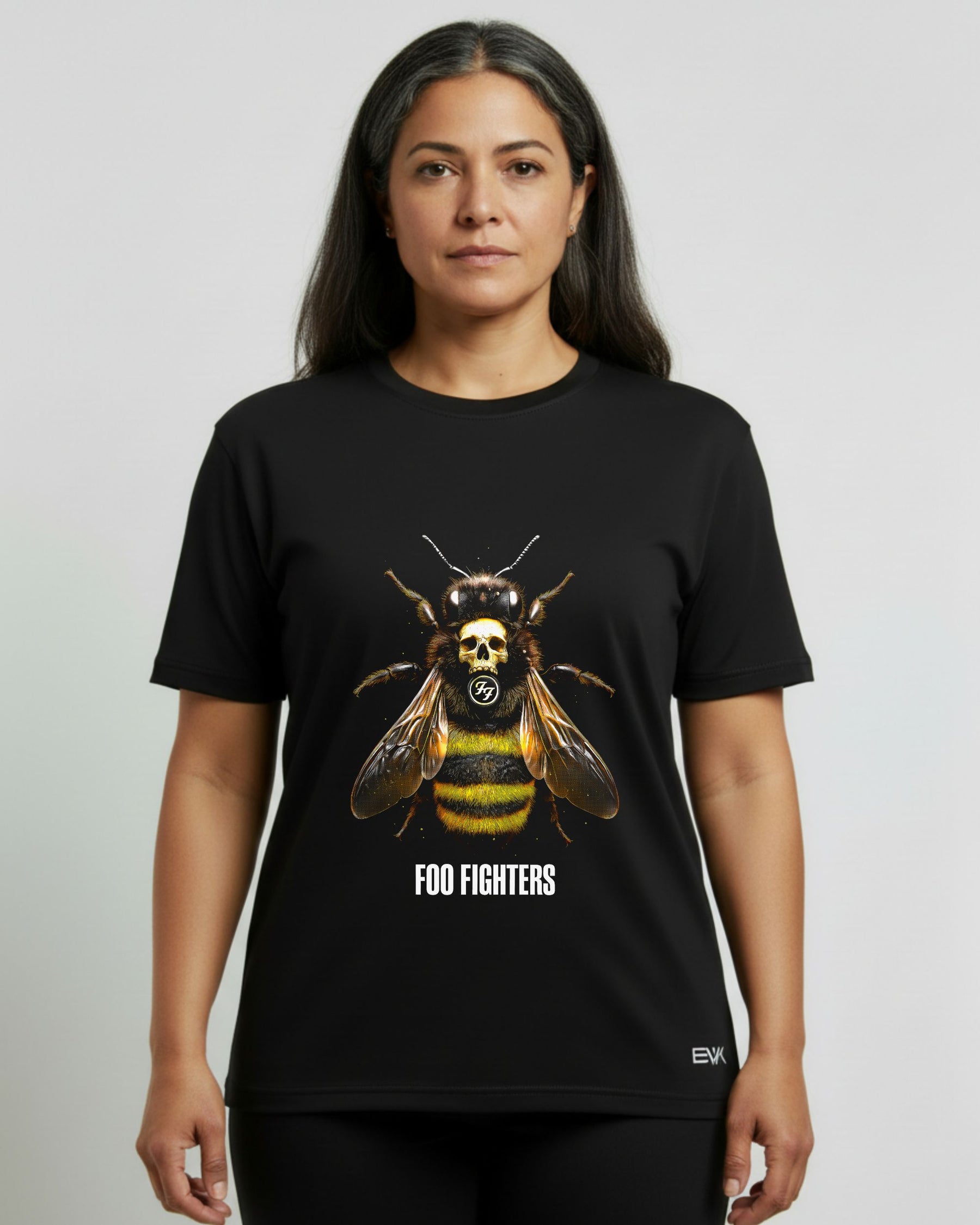 Camiseta Foo Fighters – Bumblebee Skull Poster