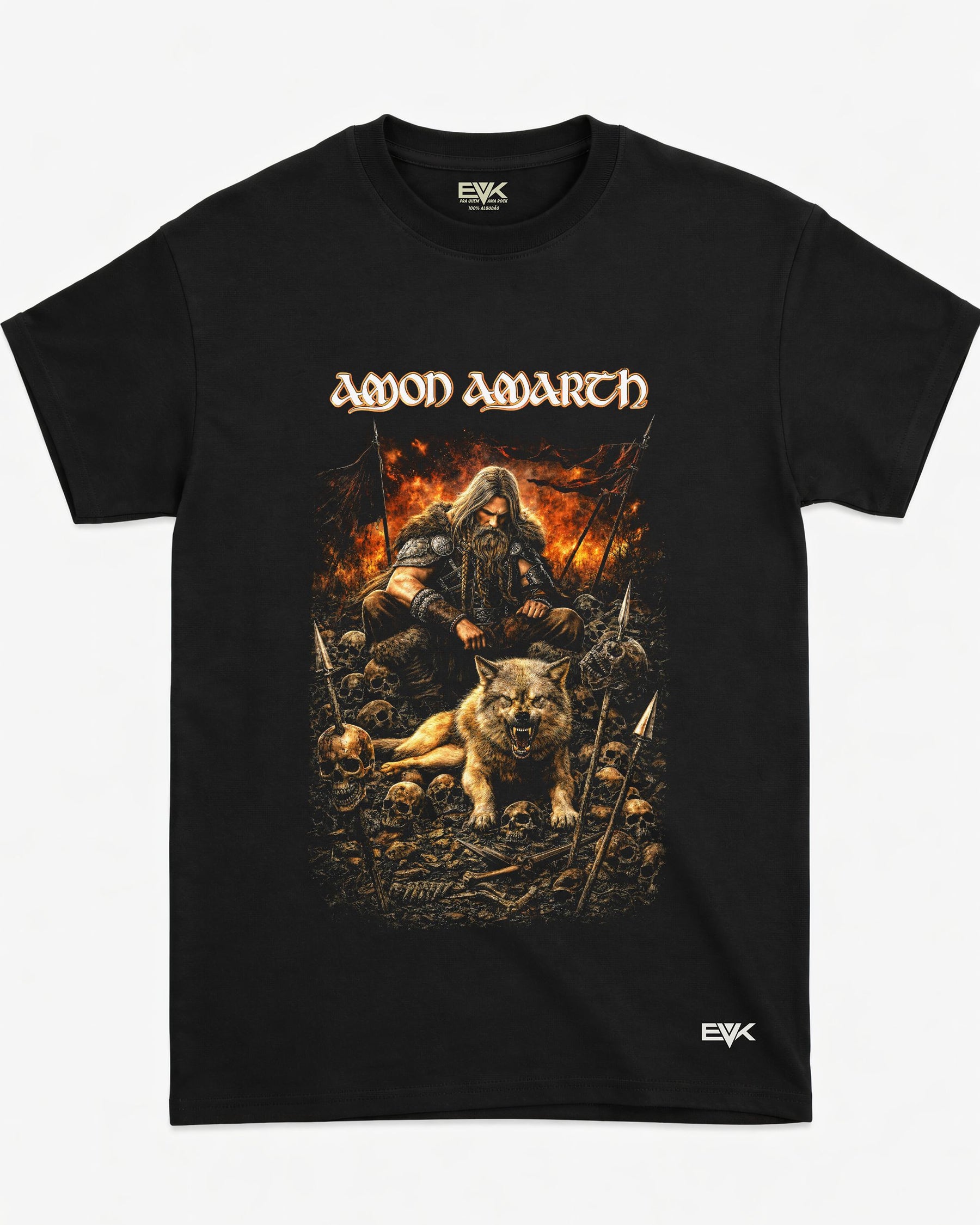Camiseta Amon Amarth – Thor with Wolf