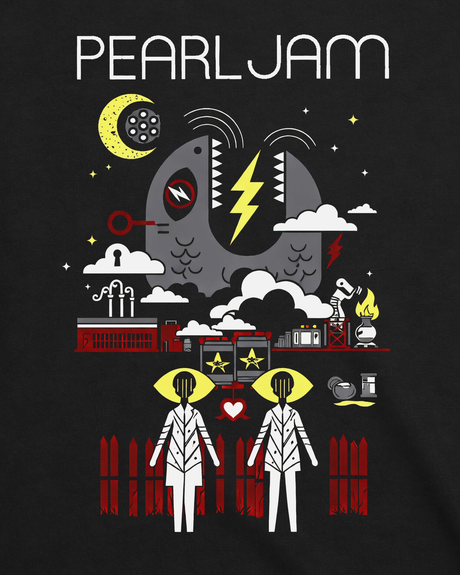 Camiseta Pearl Jam – Lightning Bolt