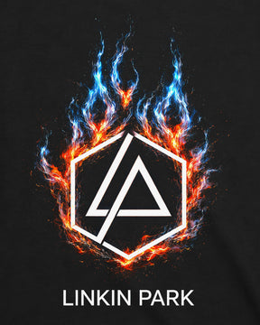 Camiseta Linkin Park – Logo Hexagon Fire