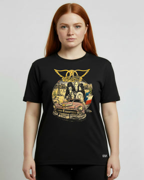 Camiseta Aerosmith – Drive to Cuba Cartoon
