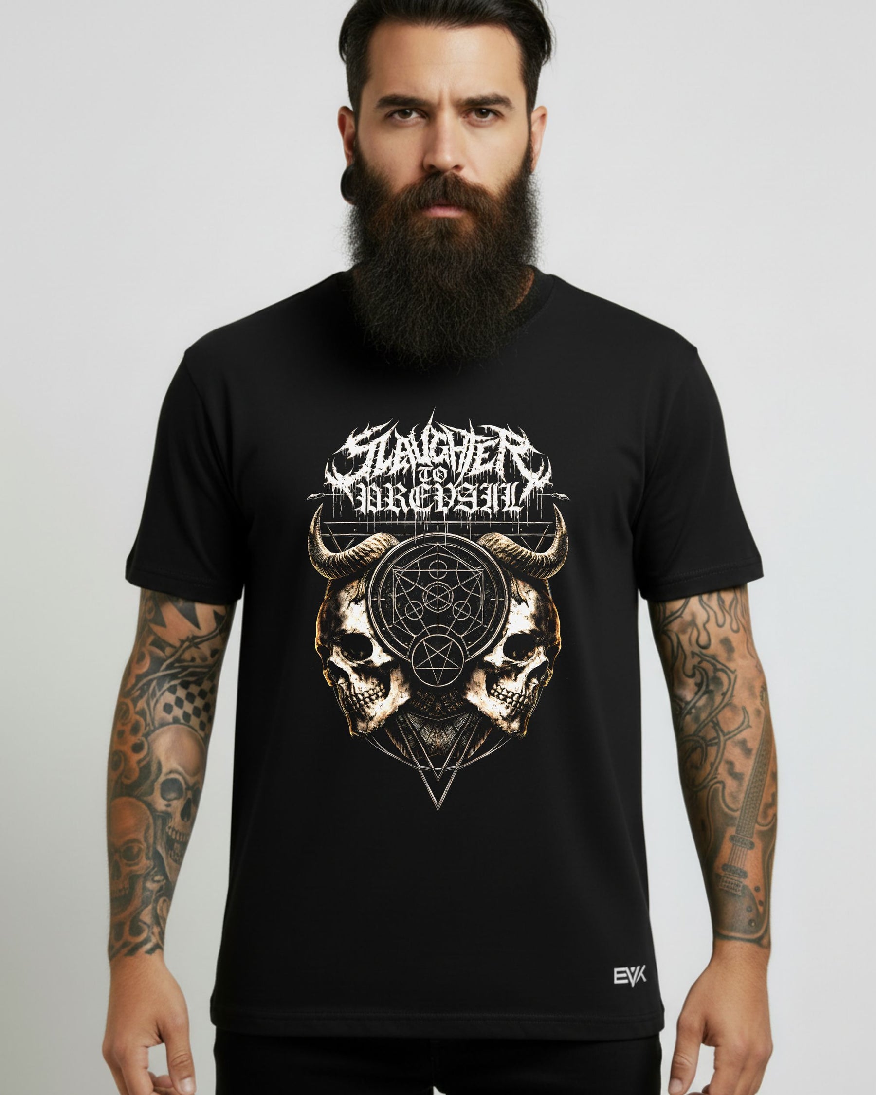Camiseta Slaughter to Prevail – Geometric Demon Skull