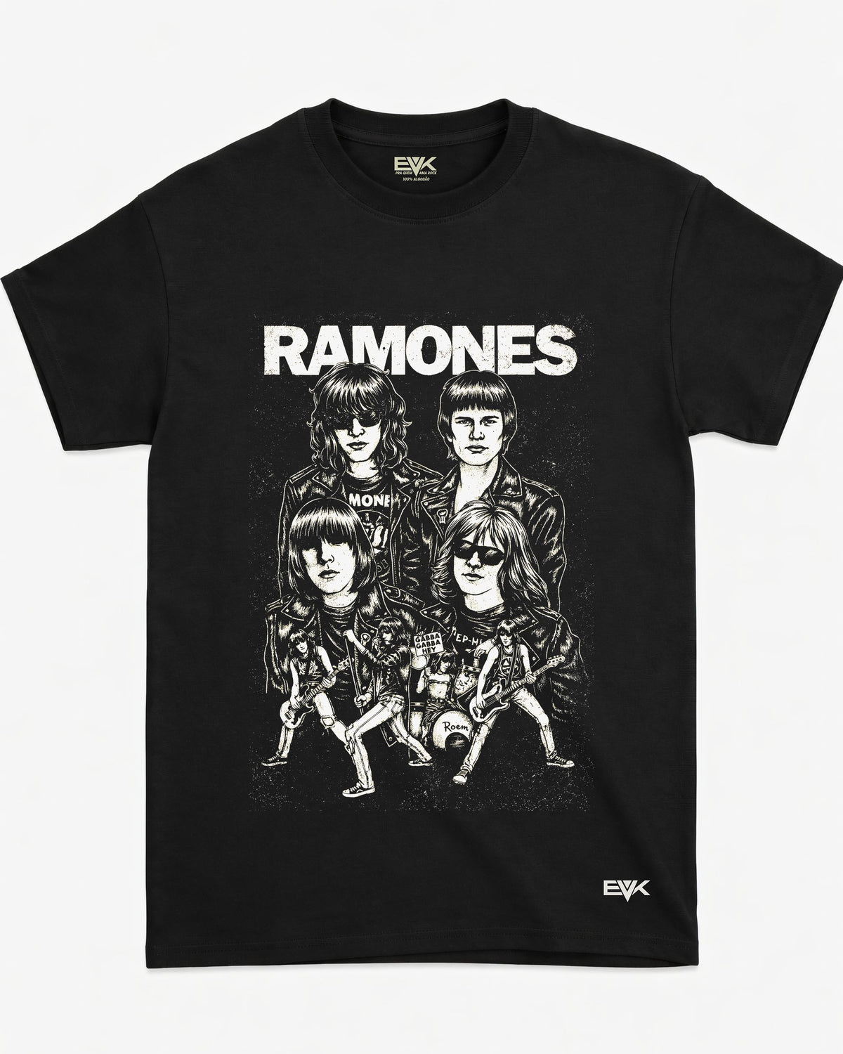 Camiseta Ramones – Cartoon Live Show