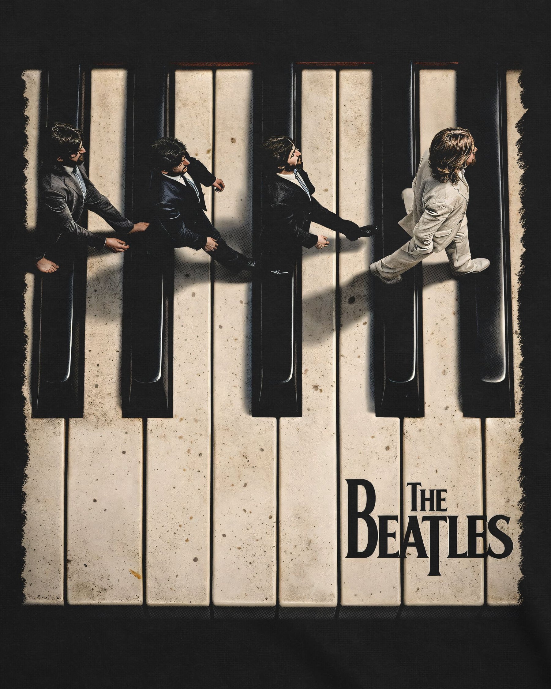 Camiseta The Beatles – Piano