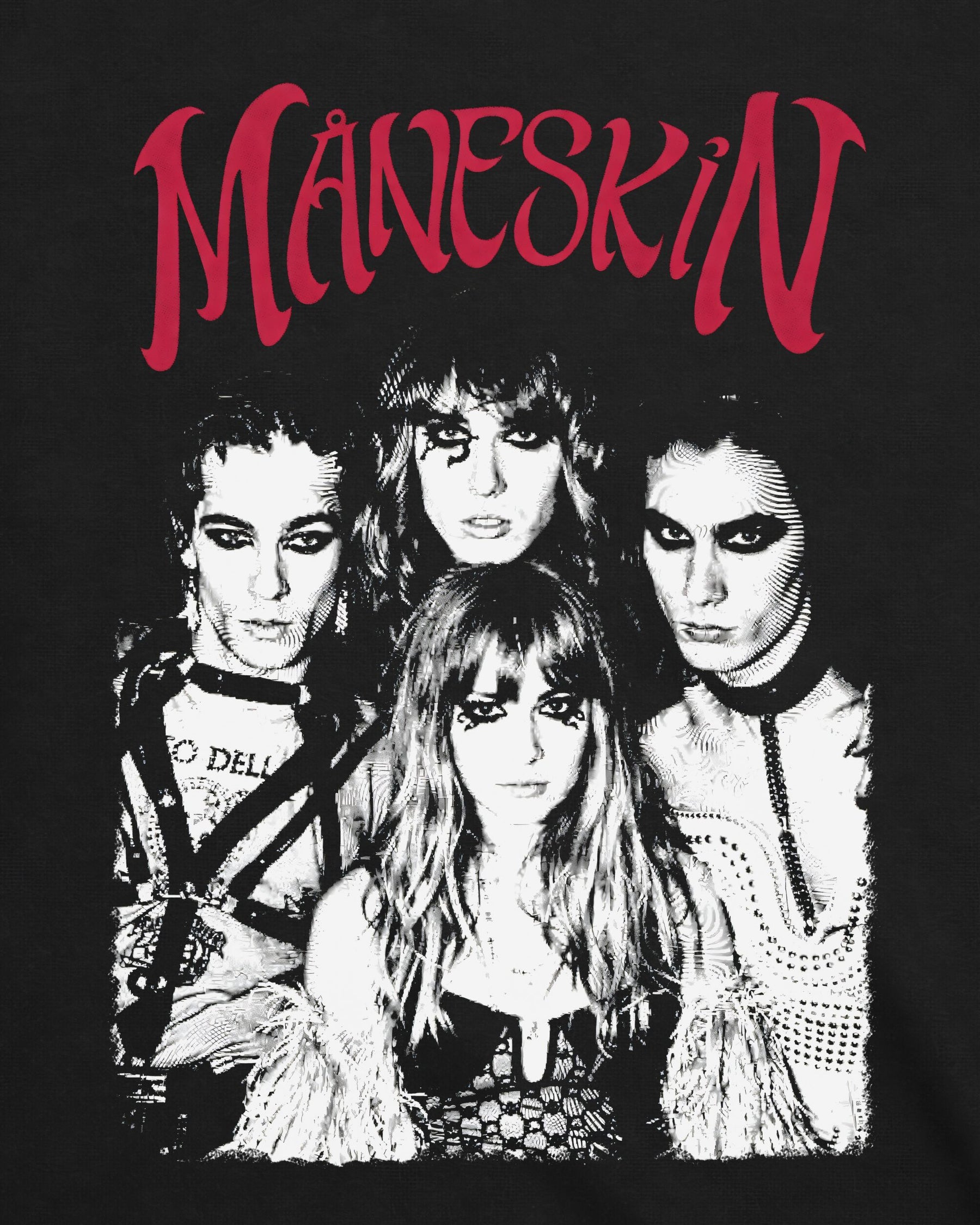 Camiseta Måneskin – Teatro d’ira Portrait