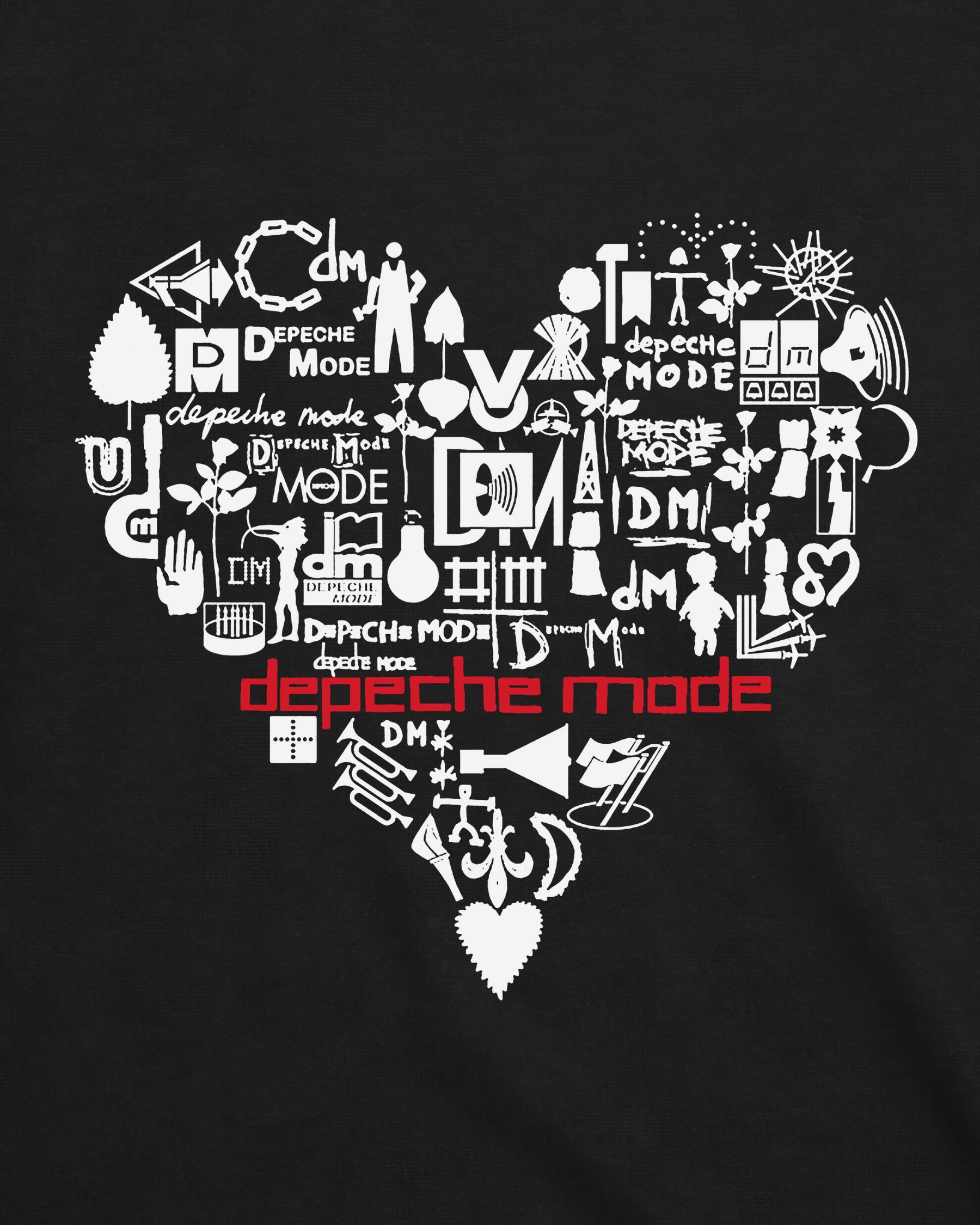Camiseta Depeche Mode – Symbols and Logos