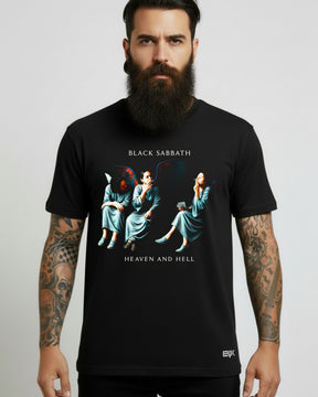 Camiseta Black Sabbath – Heaven and Hell – Smoking Angels