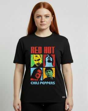 Camiseta Red Hot Chili Peppers – Mosaico Retrô