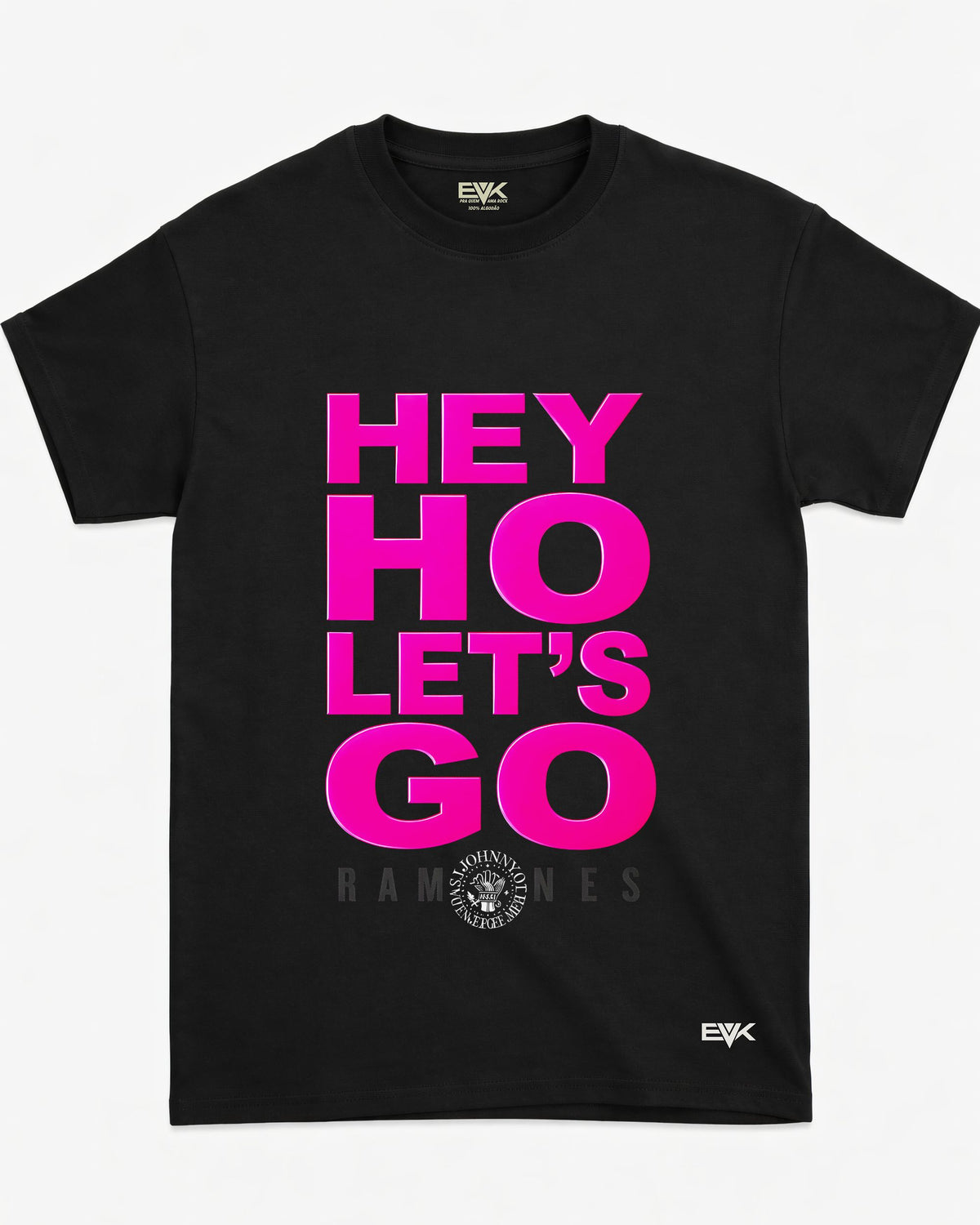 Camiseta Ramones – Pink Retrô Logo