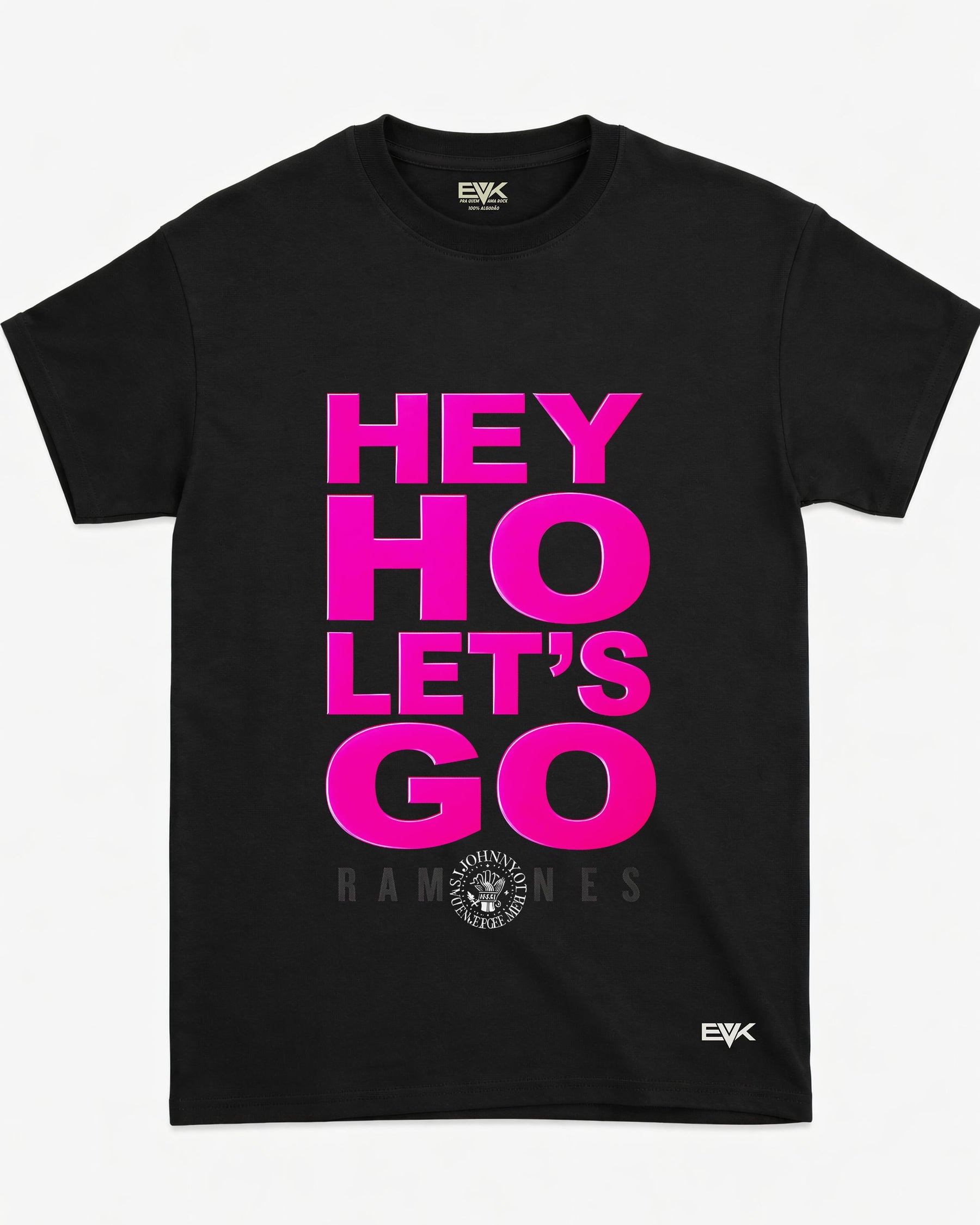 Camiseta Ramones – Pink Retrô Logo