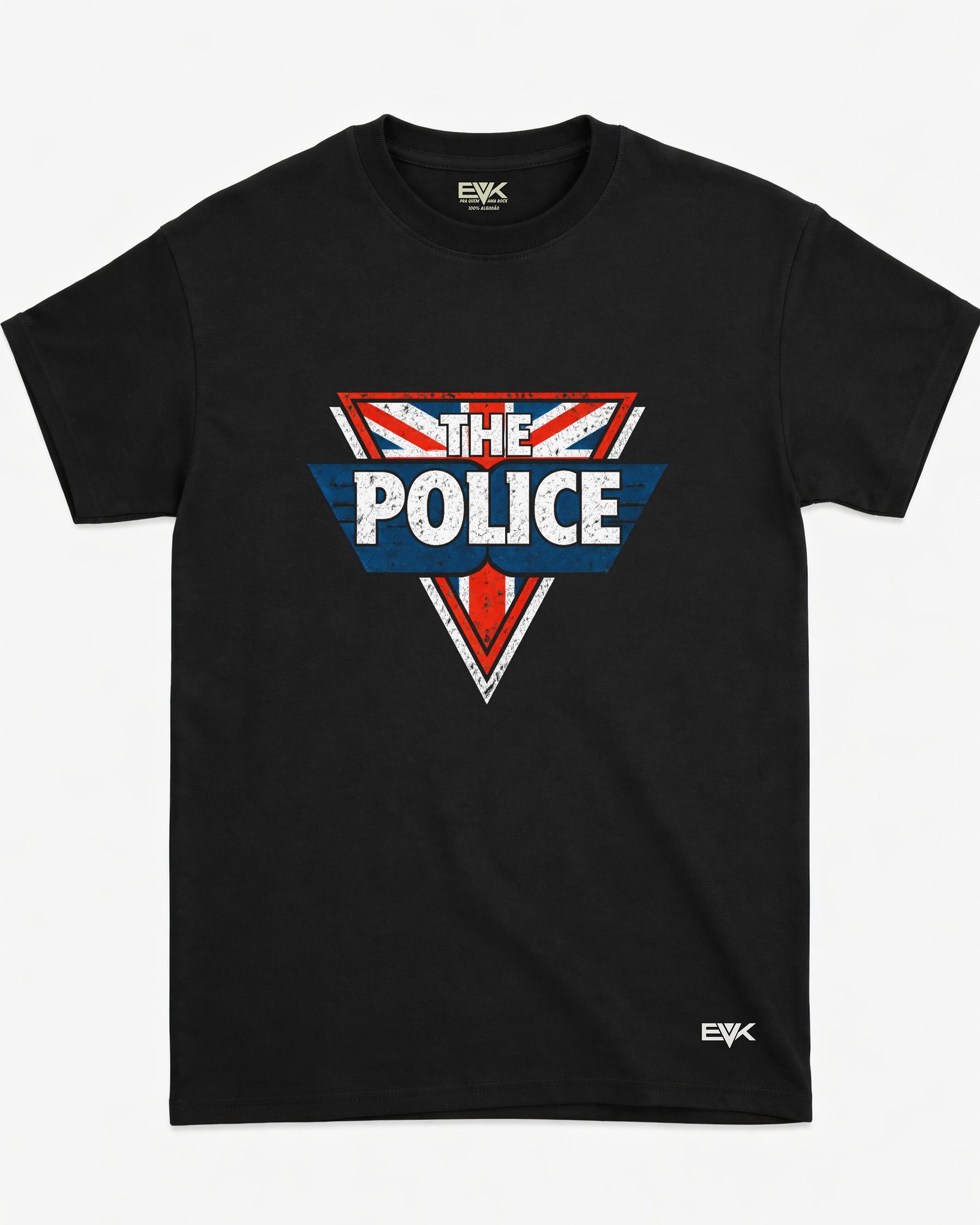 Camiseta The Police – Vintage Flag