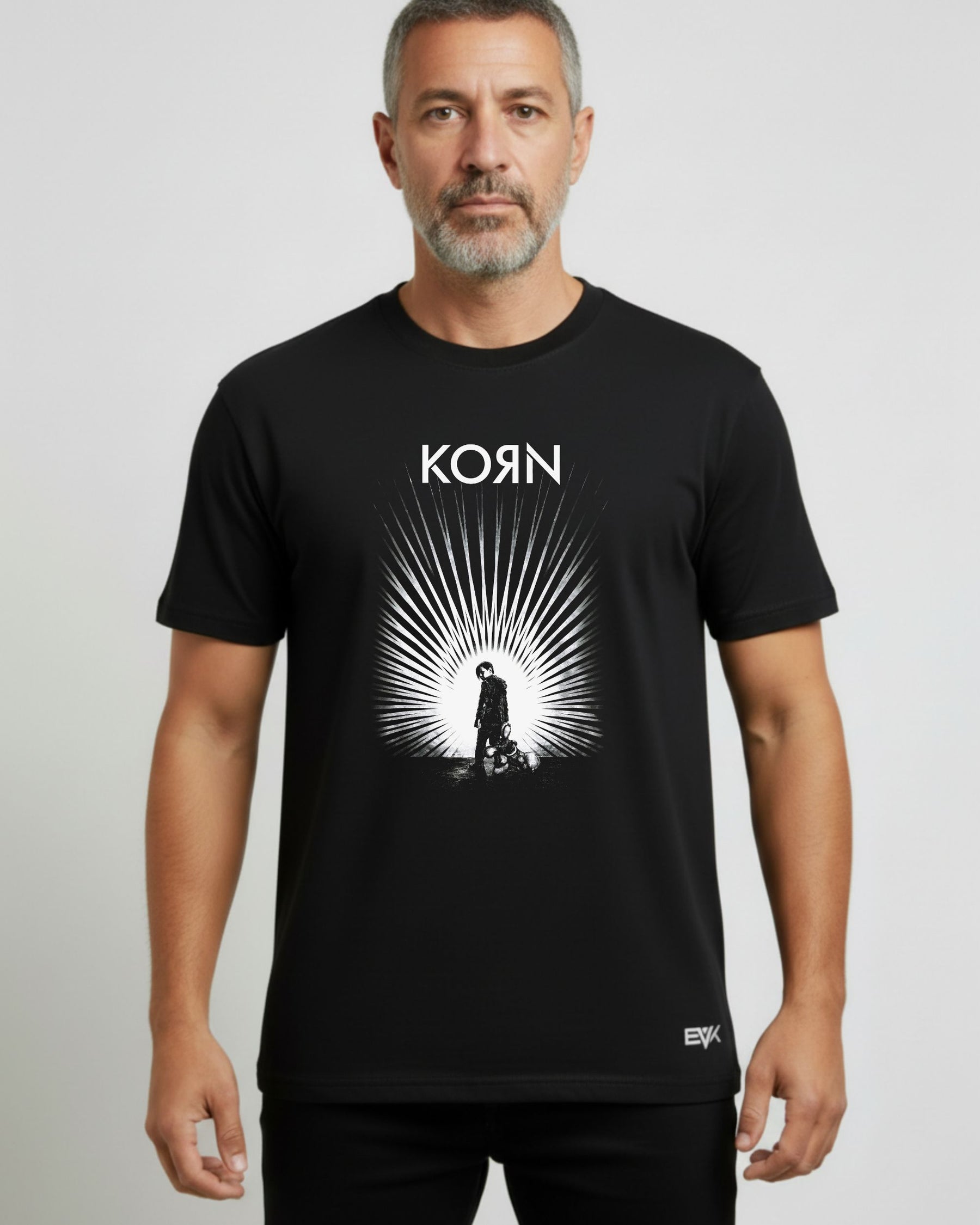 Camiseta Korn – Untouchables Black & White