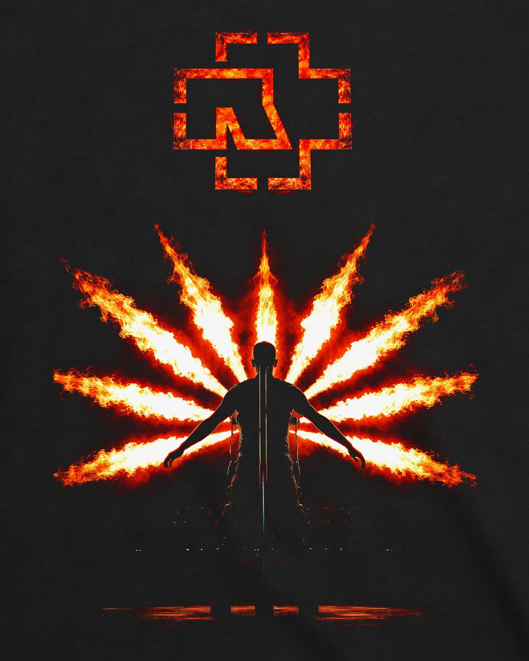 Camiseta Rammstein – Lava Logo