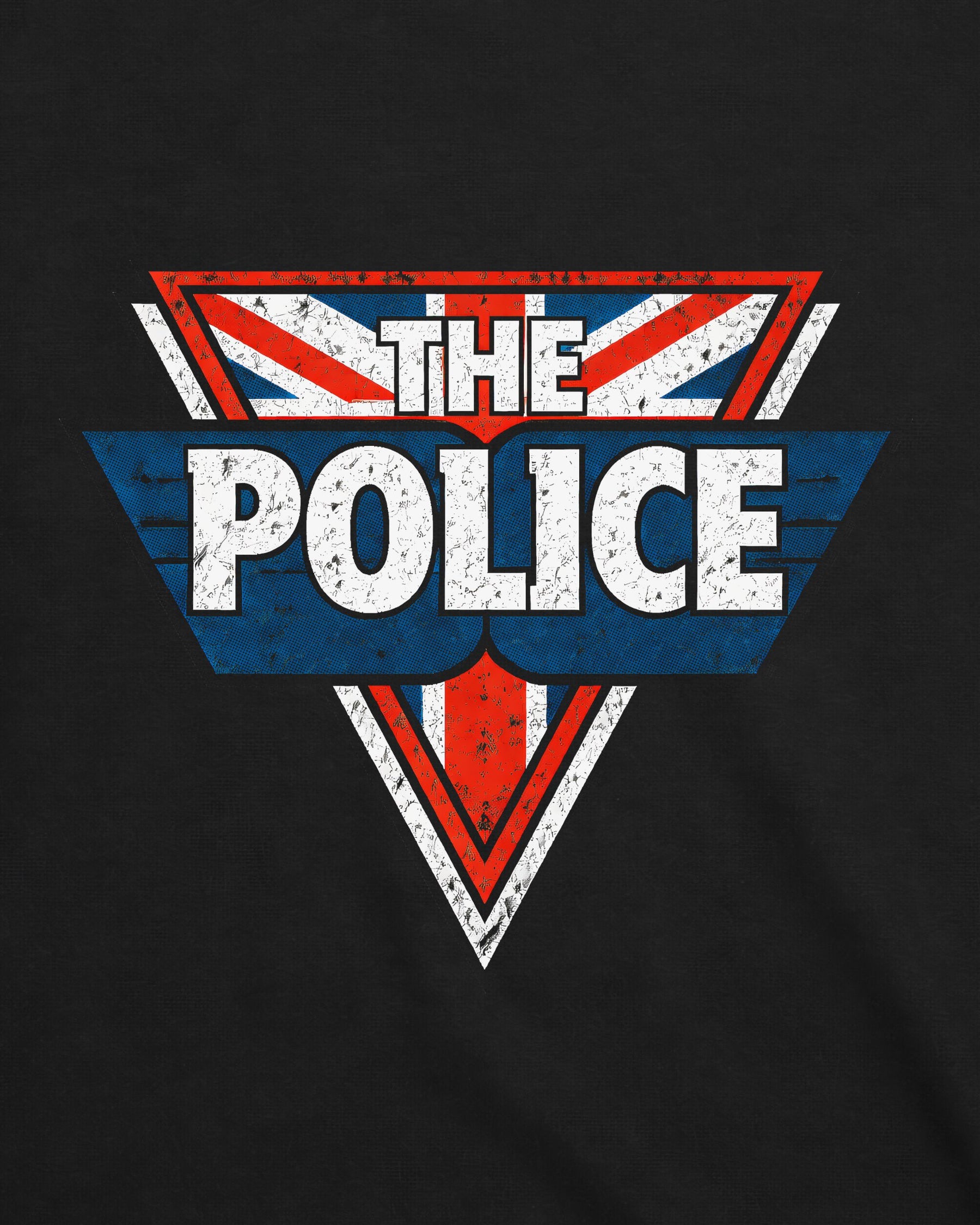 Camiseta The Police – Vintage Flag