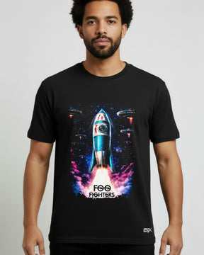 Camiseta Foo Fighters – Space Rocket Poster