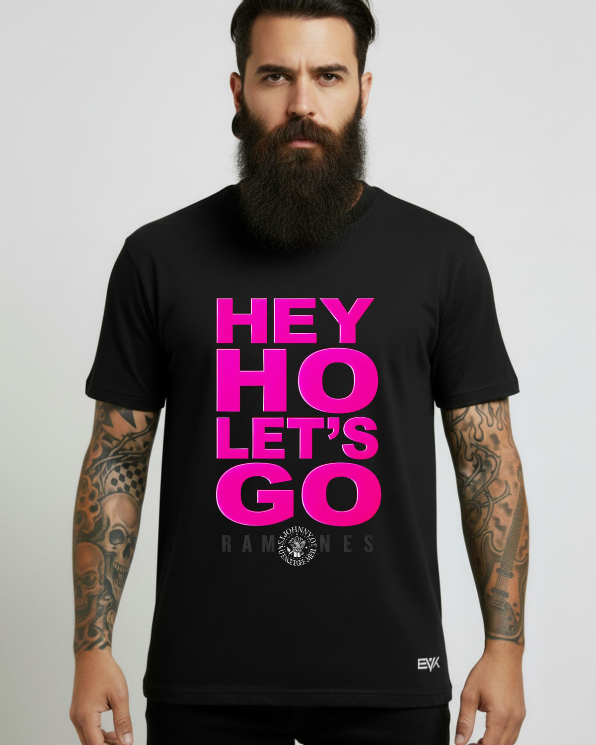 Camiseta Ramones – Pink Retrô Logo