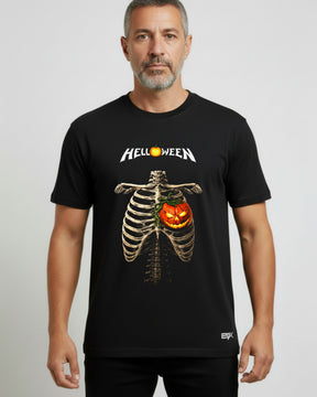 Camiseta Helloween – Pumpkin Ribcage